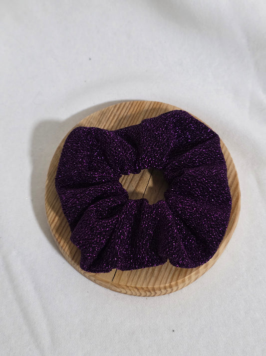 Chouchou paillette mauve