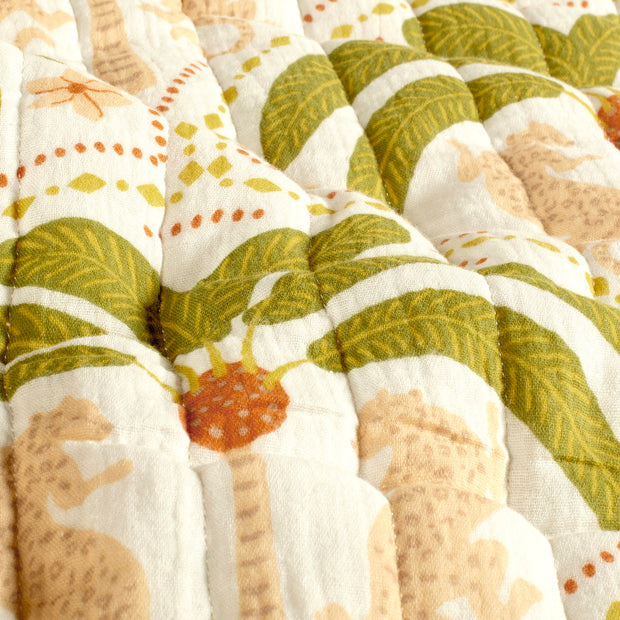 Tissu Double Gaze Matelassé - Tropic