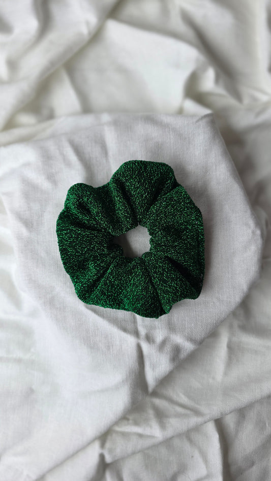 Chouchou paillette vert