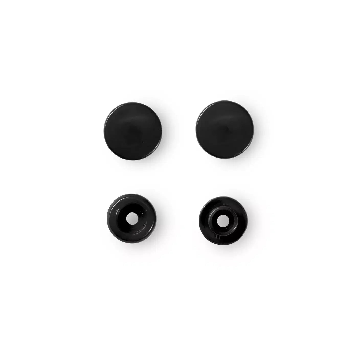Boutons pression « Color Snaps », rond, 12,4mm - marron foncé