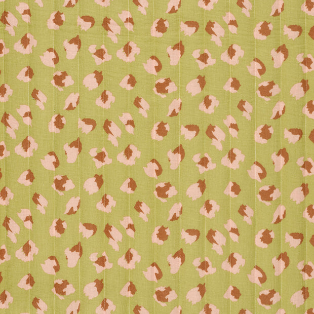 Tissu Double Gaze Matelassé - Savane