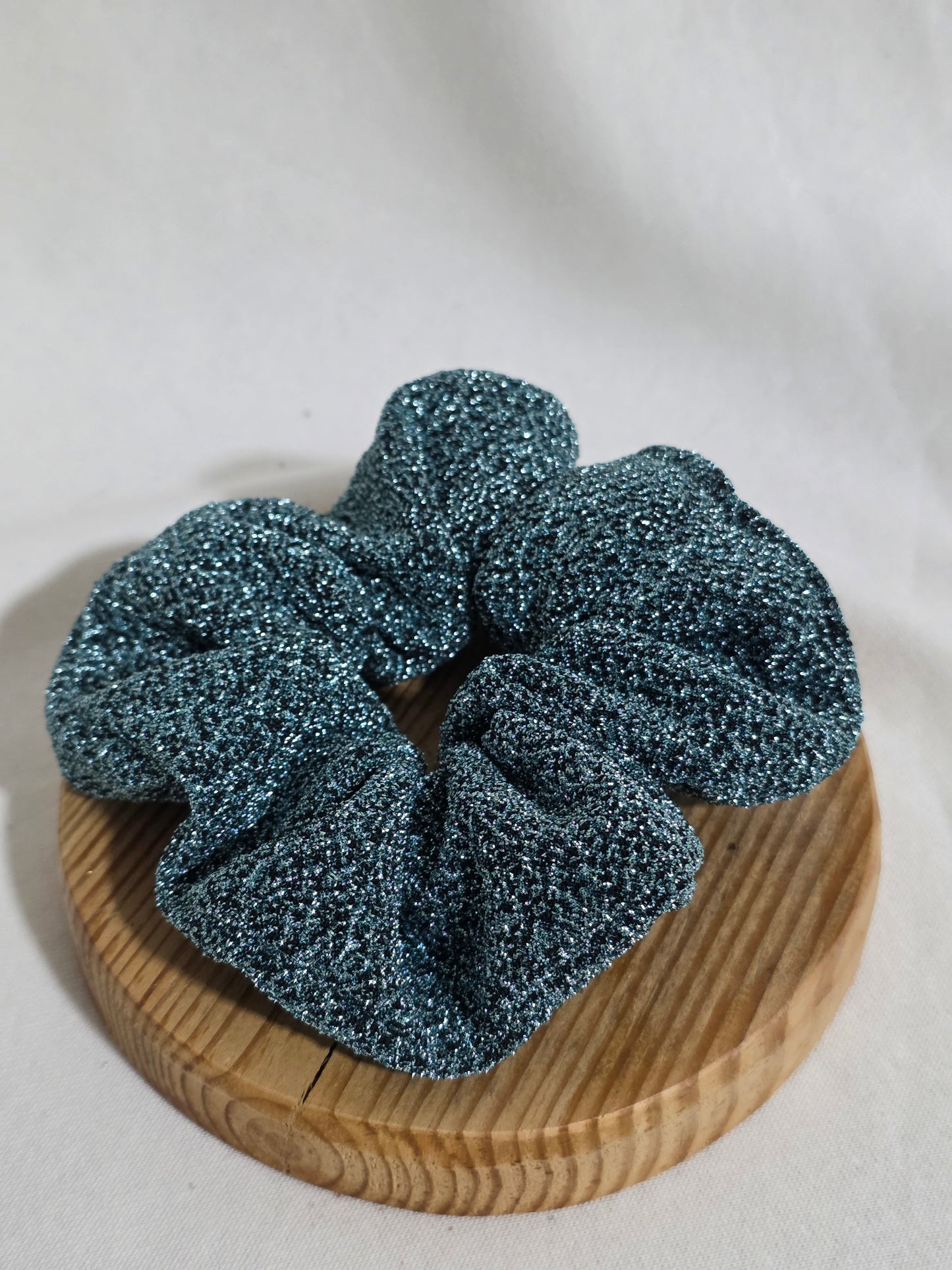 Chouchou paillette bleu