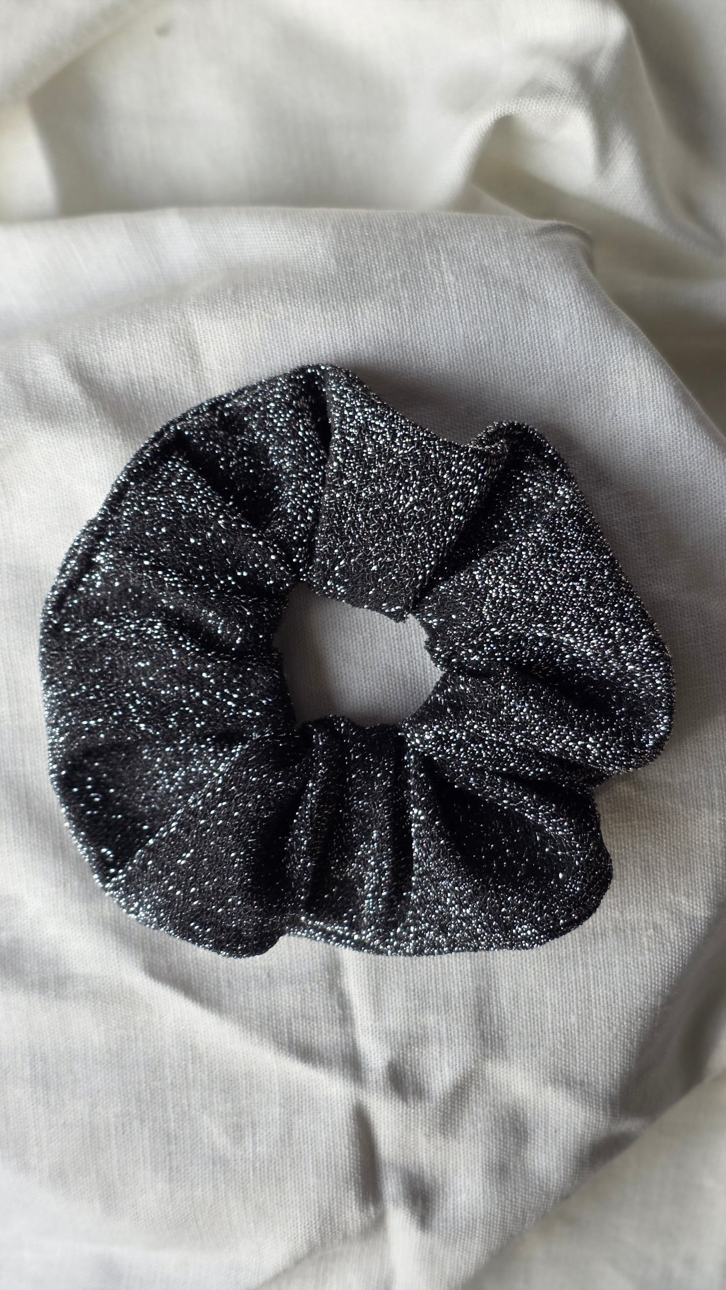 Chouchou paillette noir