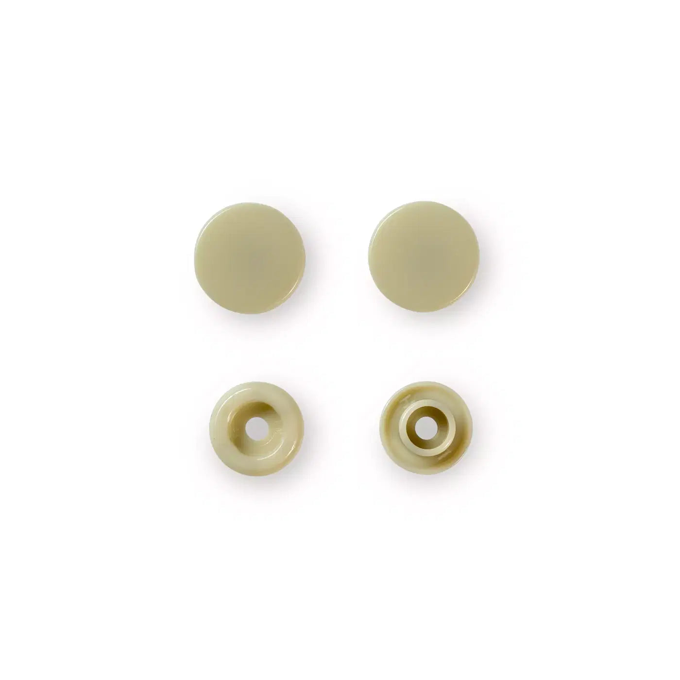 Boutons pression « Color Snaps », rond, 12,4mm - marron foncé